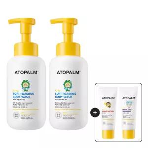 아토팜 키즈 소프트 포밍 바디 워시 460ml, 2개