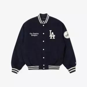 [뉴에라](김해점)MLB LA 다저스 코듀로이 스타디움 재킷 네이비 15358007