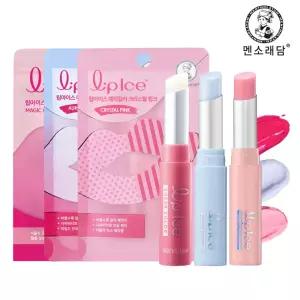 멘소래담 립아이스 매직컬러 스트로베리+크리스탈핑크+오로라핑크