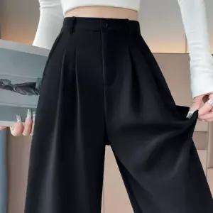 여성 캐주얼 정장 바지 와이드 팬츠 하객룩 면접