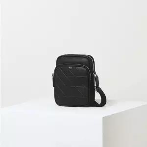 닥스 DAKS DBBA5E277BK 크로스백 GRID MAXI 그리드 맥시 블랙 그리드패턴 가죽배색 나일론