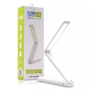 LED램프 휴대용 COB 접이식 CW-LST100 건전지 USB겸용