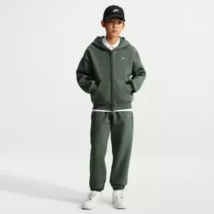 Nike 나이키 솔로 스우시 키즈 플리스 커프 농구 팬츠 IZ5350 -303
