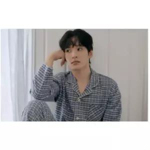 [하프클럽/비너스]솔브 포근하고 부드러운 촉감 선염 30수 겉 얇은기모 체크 남성 잠옷셋트_SPA2636M