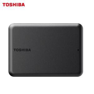 NVMe 어댑터도시바 A5 시리즈 소형 블랙 휴대용 하드 드라이브, 고속 USB 3.2 Gen1, 500GB/1TB/2TB 맥 호환