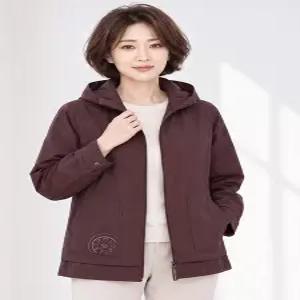 여유핏 여성 바람막이 후드 점퍼 CLDFJP104 475325 크로커다일레이디