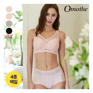 오모떼 노와이어 에센스 클래식 보정 냉감 브라팬티 4종 택일