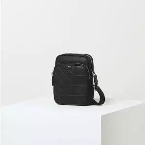 닥스 DBBA5F277BK 크로스백GRID MAXI그리드 맥시 블랙 그리드패턴 가죽배색 나일론 VFR798 HPU308