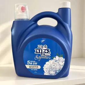 고농축피죤 섬유 유연제 시그니처 실내건조  5.7L 아이스플라워 1개