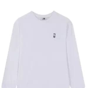 백화점 상품 NBA 남여공용 스몰로고 긴팔 슬리브 티셔츠 N251TS952P
