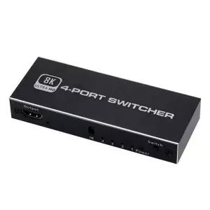 8K C타입 HDMI 스위치 선택기 4포트 고해상도 PC 노트북 PS4