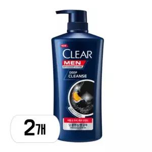 [유니레버] 클리어 맨 딥클린 샴푸 650ml 2개