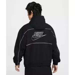 클럽 후드 재킷 M - 블랙:화이트 / HJ2013-010