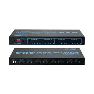 고품질 4K HDMI 4x4 매트릭스 스위치 게임기 블루레이 노트북 컴퓨터 DVD 플레이어 HDMI 분배기 WFRB94K
