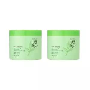 온누리 과일나라 첫물녹차 프레시 클렌징 크림 300g x 2개