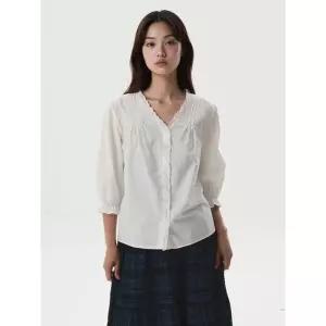 후아유 Frill Blouse WHBLG3833F 1000858079404