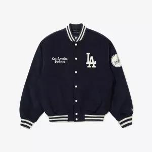 뉴에라 LA 다저스 코듀로이 스타디움 재킷 네이비 15358007 1000879231855