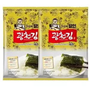 [하프클럽/광천김]달인 재래김 전장김 20봉/조미김/구운김