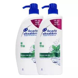 헤드앤숄더 쿨 멘솔 샴푸 850ml x2