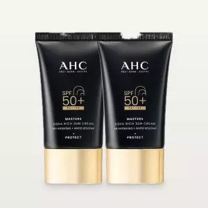 AHC 마스터즈 아쿠아리치 선크림 50ml 1+1 기획