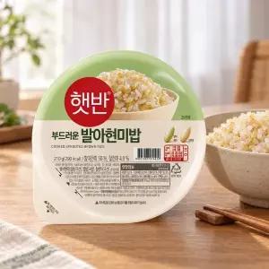 CJ 햇반 발아현미밥 210g x 18