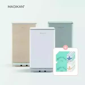 매직캔 쓰레기통 휴지통 [히포+리필 10개] 기저귀 페달형 저소음