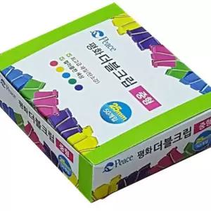 더블크립 중형 25mm/1각/50개입 철집게 파워클립 서 문구사무용품 서류집게 J-DFD12