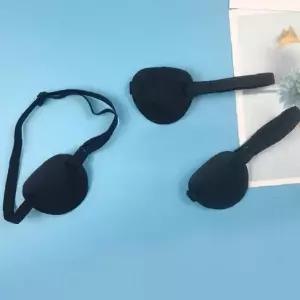 단안 시력 보호 안대 컬러풍 디자인 눈 가림 휴식 수면 회복 일상 착용 보조용