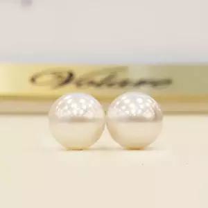 NW 14K 웨딩 8mm 진주 귀걸이 GE132