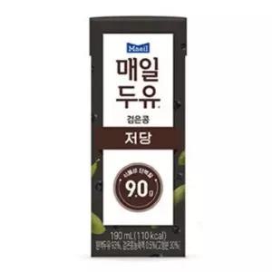 매일두유 검은콩 저당, 190ml, 48개