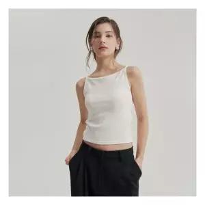 원더브라 Wonderbra 원더 보트넥 브라탑 화이트 WBWTB6N10T