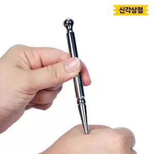 스테인레스 마사지 지압봉 손바닥 손 발 어깨 괄사 관자놀이
