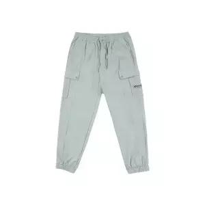 [디스커버리] 공용 아웃도어 고프코어 우븐 트레이닝 조거 팬츠 DXTP33041-LGS