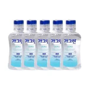 [하프클럽/오티마트]가그린 제로 100ml x 5개세트
