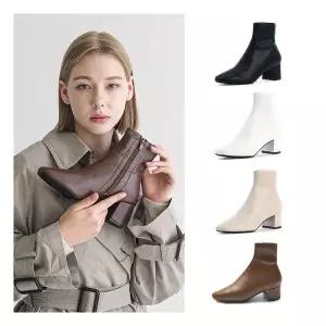 하객룩 올리 스트레치 스퀘어 앵클 부츠 스판 삭스 3cm,5cm,7cm,9cm
