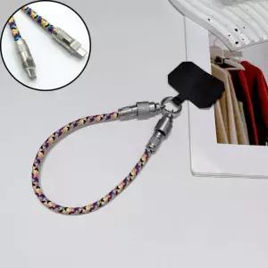 충전 케이블 0.3m 스마트폰 스트랩 휴대폰 컬러 핸드폰 멀티 넥 휴대용 스마트 기기 USB C 타입 데이터