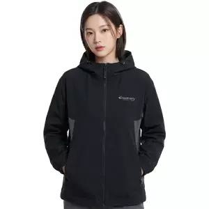 [디스커버리] 공용 컬러블럭 우븐 트레이닝 자켓 DXTR25044-BKS