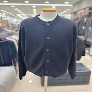 WARM블랙 라운드가디건DKGYA03CSBJK