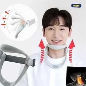 경추 보호대 일자목 거북목 휴대용 목 지지대 받침대 교정기 견인기 어깨 보조기 고정대 사무실 케어 지지