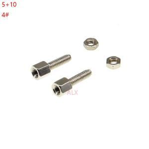 20SETS 5+10MM 육각 머리 간격 나사(너트 포함) 스탠드오프 스페이서 D-Sub VGA DB9 DB15 RS232 COM 직렬