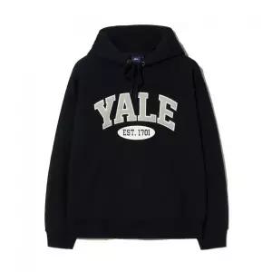 YALE 투톤아치 후드 블랙