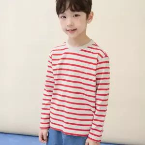 빈폴 키즈 [Essential] 스트라이프 긴소매 티셔츠 베이지 (BI6141UE3A) (BI6141UE3A)