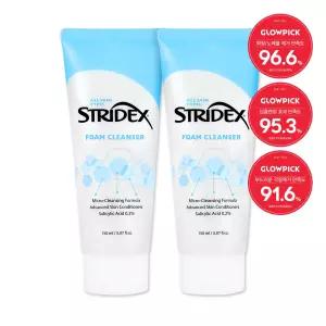 [뽀득촉촉] 스트라이덱스 시카 히알루론산 약알칼리성 클렌징폼 더블기획(150ml+150ml)