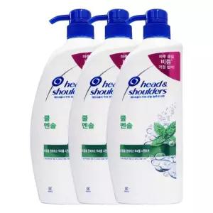 헤드앤숄더 쿨 멘솔 샴푸 850ml x3