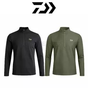 다이와 다이와 DAIWA 낚시 기모 긴팔 티셔츠 하프집업 스탠드카라 DE-6226CS 갯바위 선상