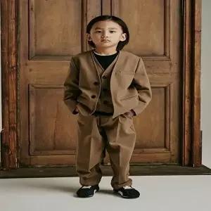 [빈]빈 BA53PT05BG 베이지 배기 주름 팬츠