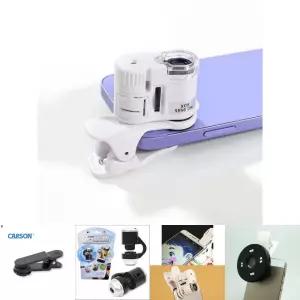 60배율 집게형 LED 스마트폰 현미경/휴대폰/확대경/핸드폰/카메라/확대/검사기/폰/셀카/렌즈/셀폰/스마트