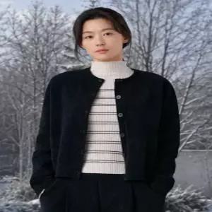 [정품] 탑텐 여성 셔닐 크루넥 가디건_MSG4EC2440 MSG4EC2440