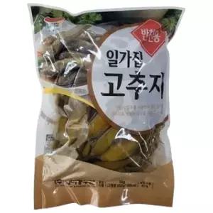 일가집 일미 고추지 1kg 고추절임 고추장아찌