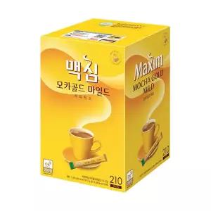 [무료배송]맥심 모카골드 마일드 커피믹스 210T x 1개